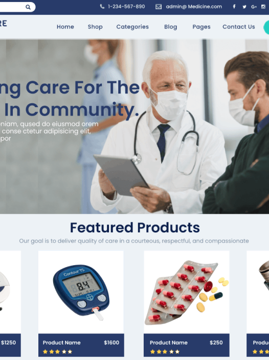 Healthcare Medicine WordPress 主题