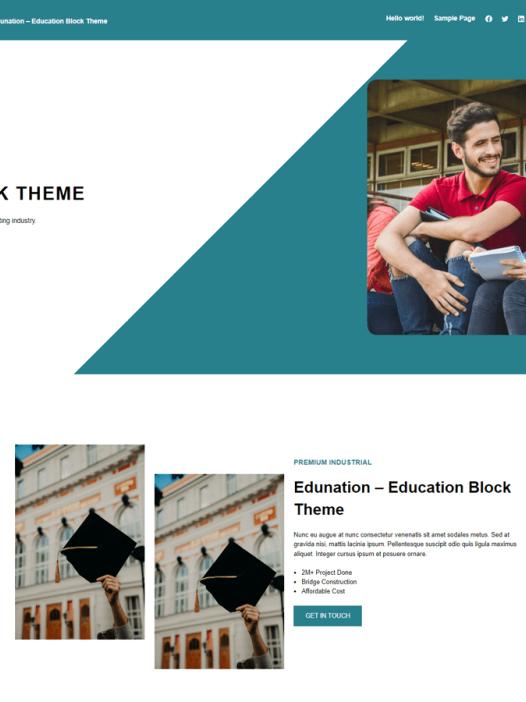 Edunation WordPress 主题