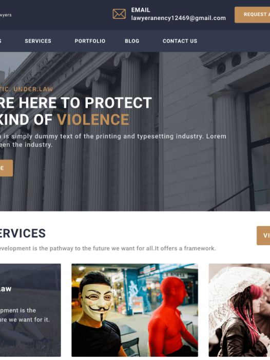 Law Firm Attorney WordPress 主题