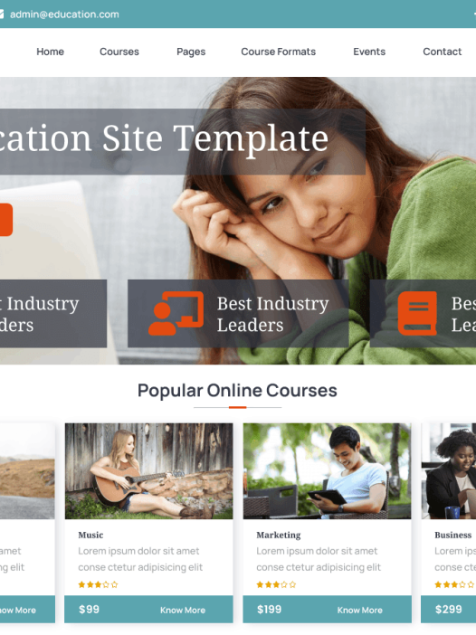 University Education Hub WordPress 主题