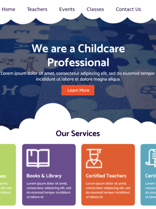 Nursery Kindergarten WordPress 主题