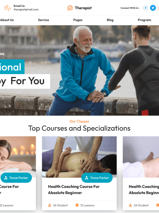 Chiropractor Therapy WordPress 主题