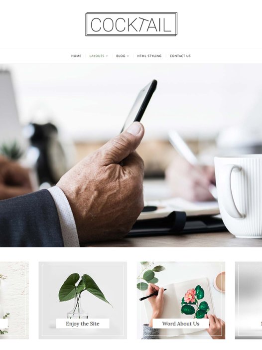 Cocktail WordPress 主题