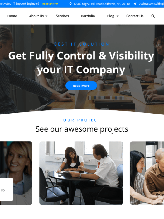 Elemento IT Solutions WordPress 主题