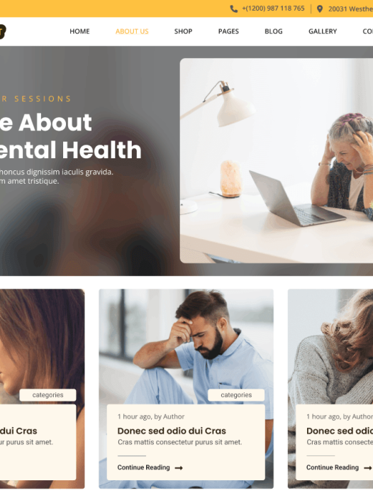 Psychologist Therapy WordPress 主题