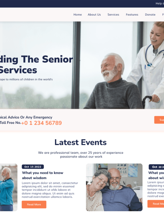 Senior Care Lite WordPress 主题