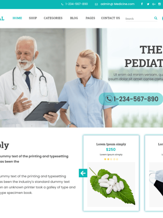 Health Care Hospital WordPress 主题