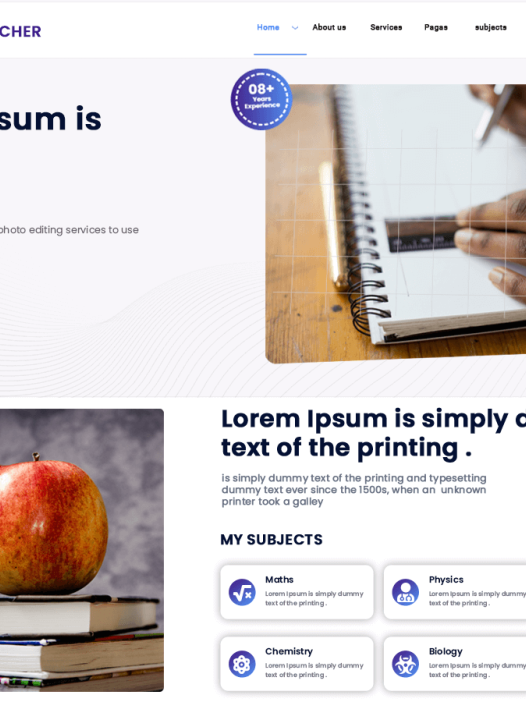 Expert Teacher WordPress 主题