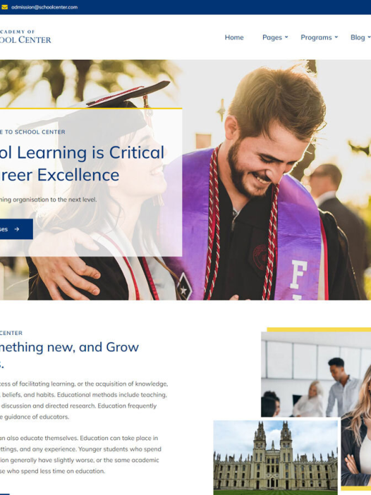 School Center WordPress 主题