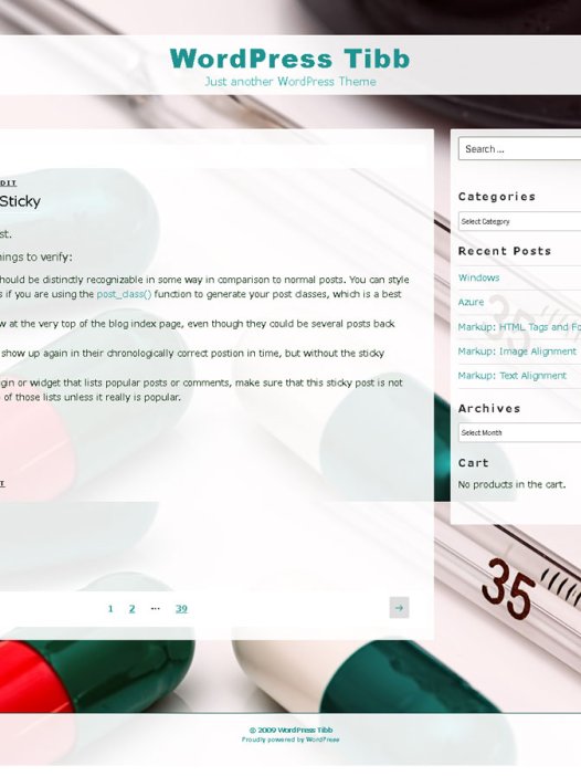 Tibb WordPress 主题