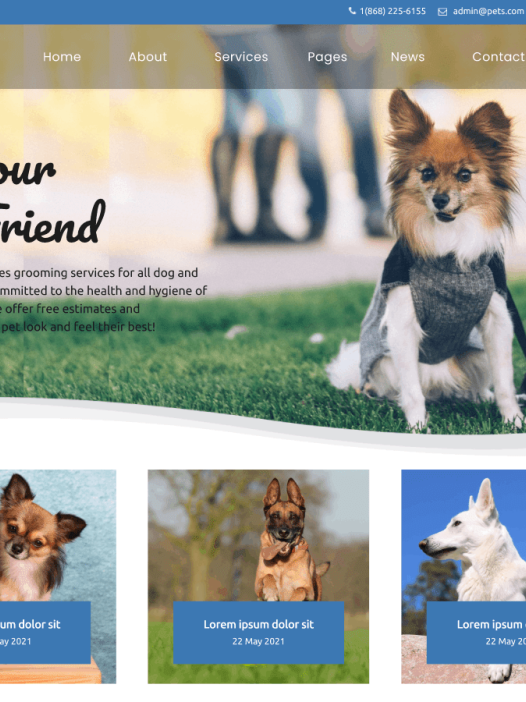 Dog Breeder WordPress 主题