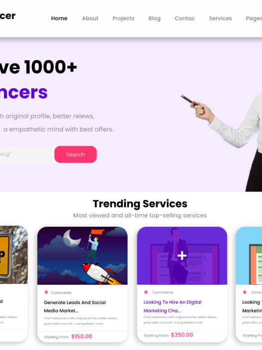 Freelancer Services WordPress 主题