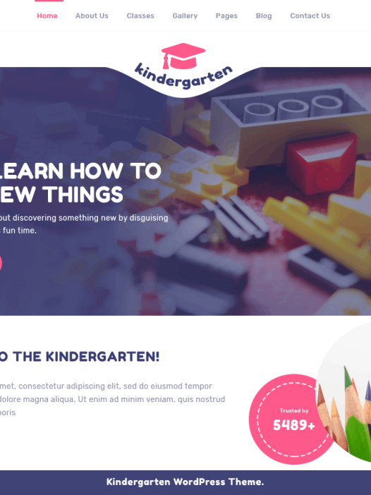 VW Kindergarten WordPress 主题