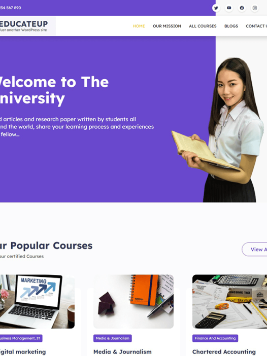 EducateUp WordPress 主题