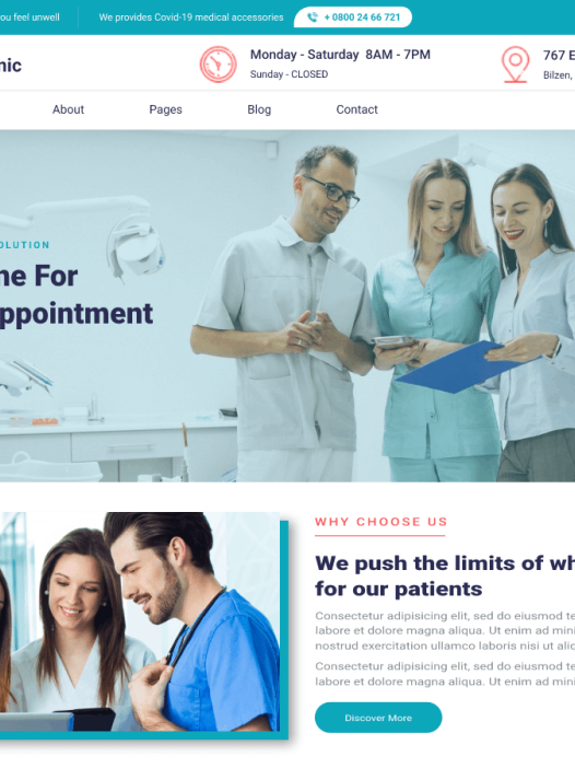 Medical Clinic Lite WordPress 主题