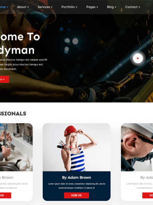 VW Handyman Services WordPress 主题