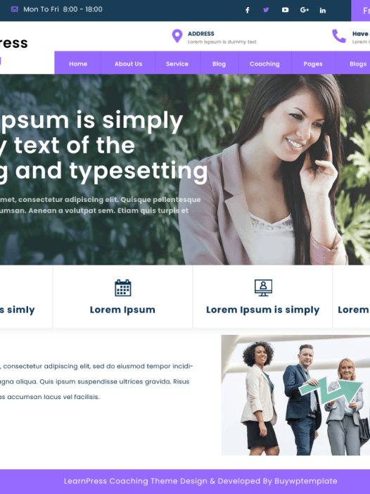 LearnPress Coaching WordPress 主题
