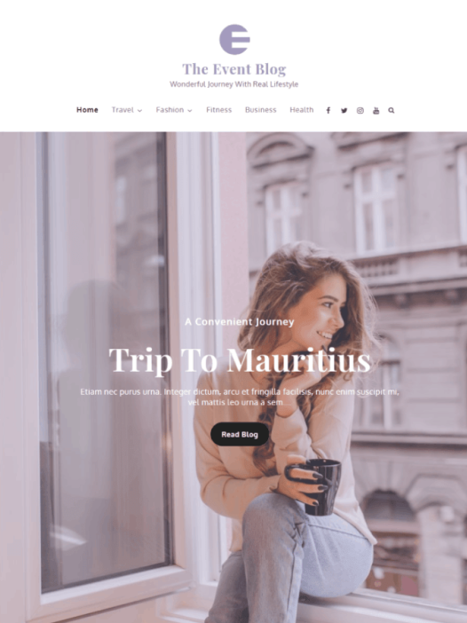 The Event Blog WordPress 主题