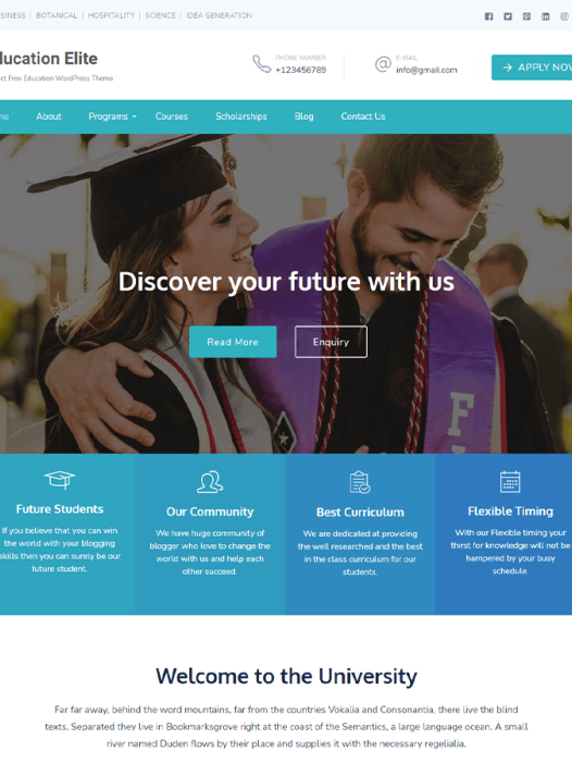 Education Elite WordPress 主题