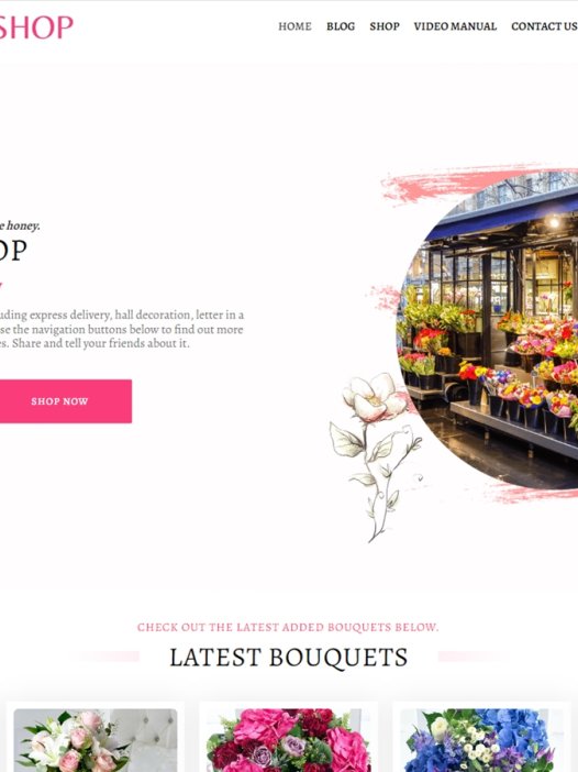 Flower Shop: Florist WordPress 主题