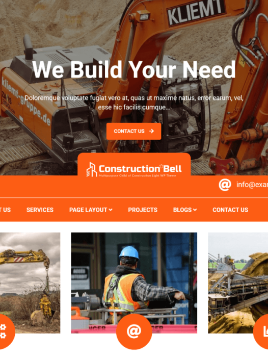Construction Bell WordPress 主题