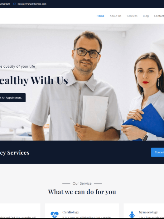 CorpoNotch Medical WordPress 主题