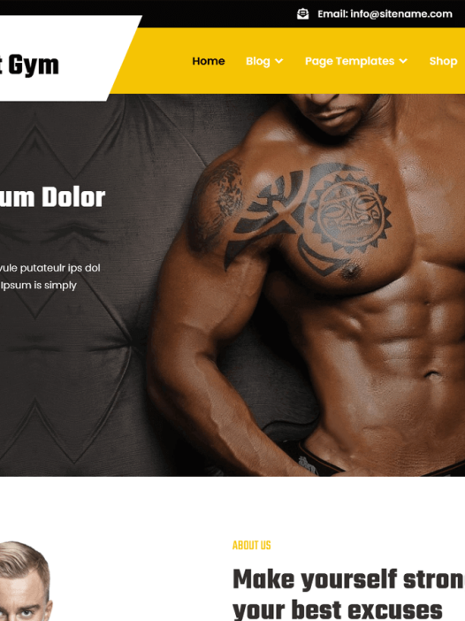 CrossFit Gym WordPress 主题