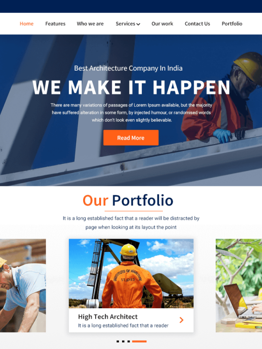 Architect Architecture WordPress 主题