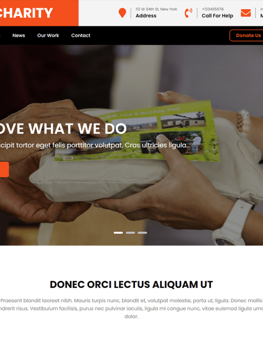 Sine Charity WordPress 主题