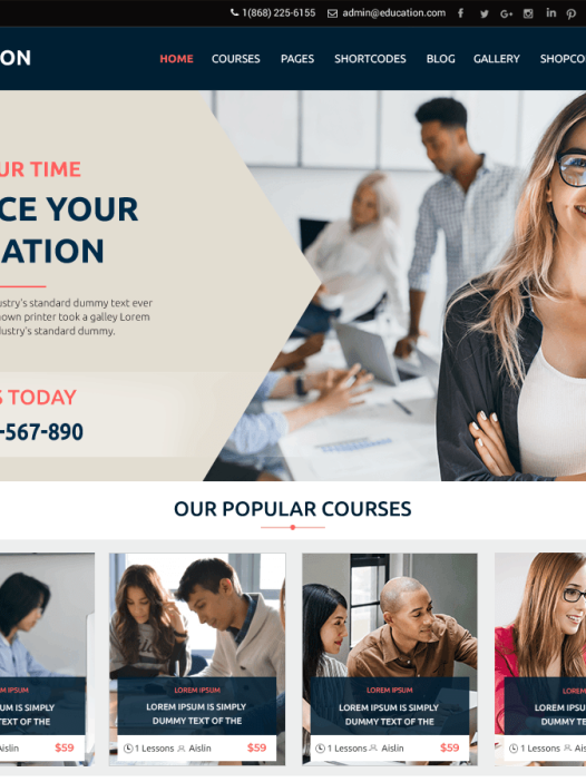 LMS Education WordPress 主题