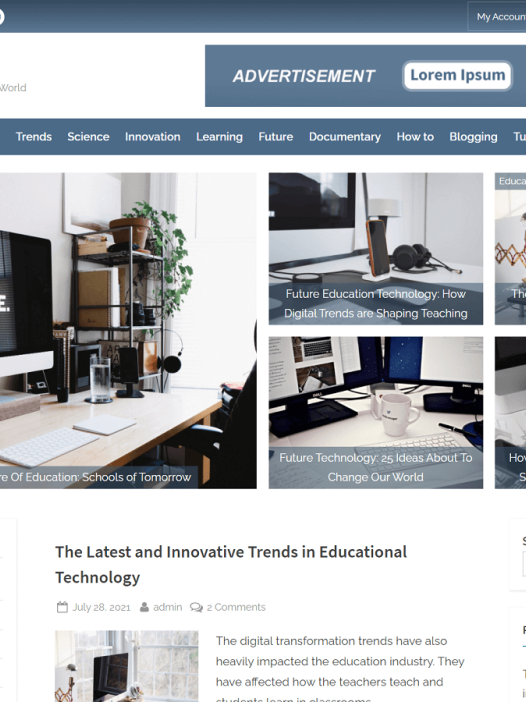 PressBook Blog WordPress 主题