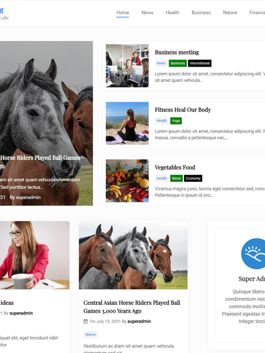 Gutenbiz Blog WordPress 主题