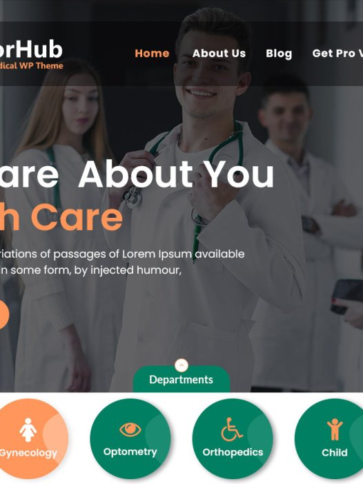 DoctorHub WordPress 主题