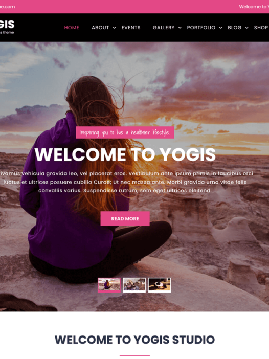 Yogis Lite WordPress 主题