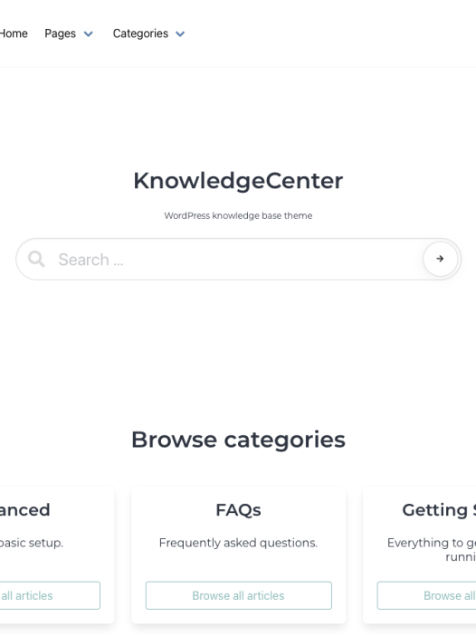 KnowledgeCenter WordPress 主题