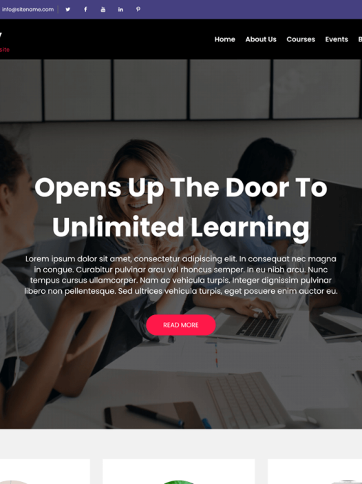 Academy Lite WordPress 主题