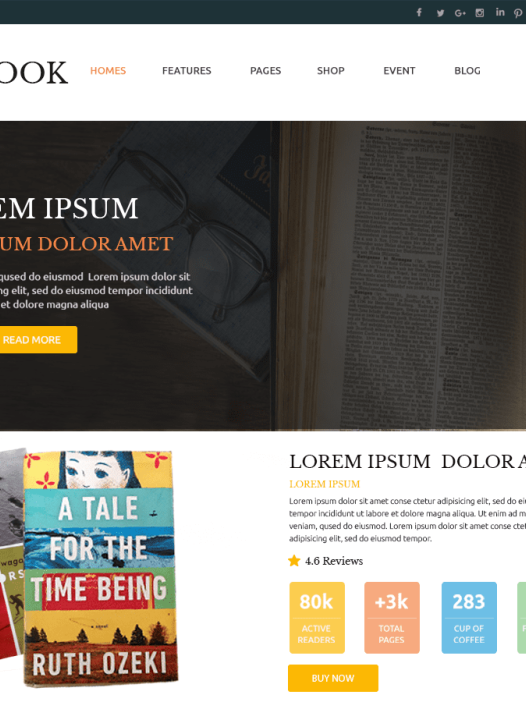 Digital Books WordPress 主题