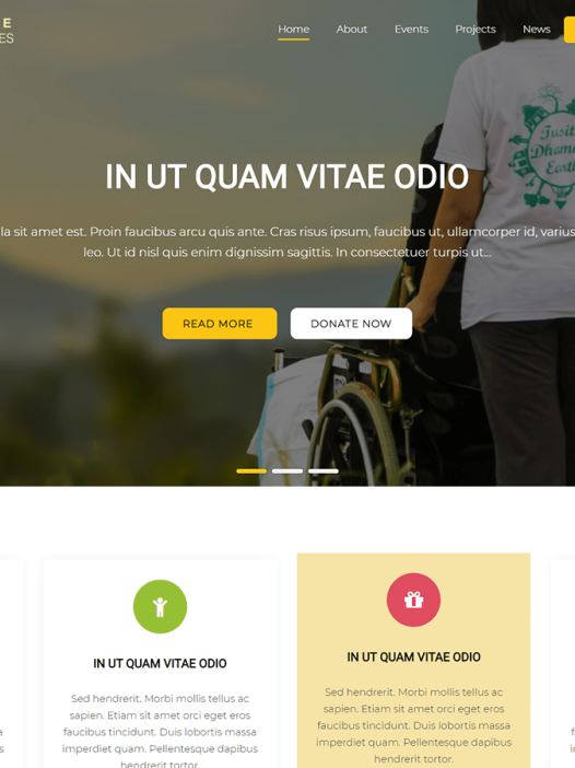 Smile Charities WordPress 主题