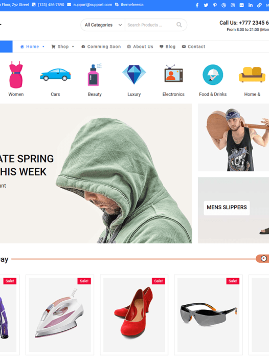 Supermarket WordPress 主题