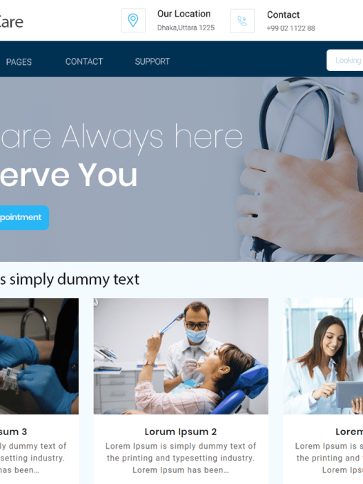 Medical Care WordPress 主题