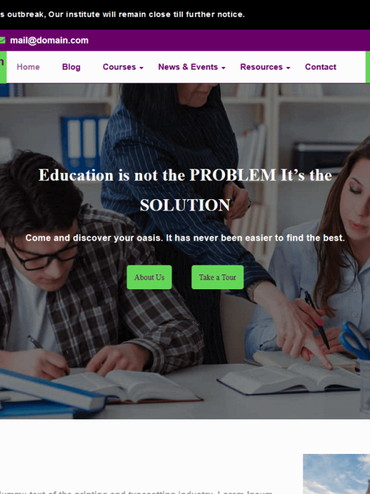 Surplus Education WordPress 主题