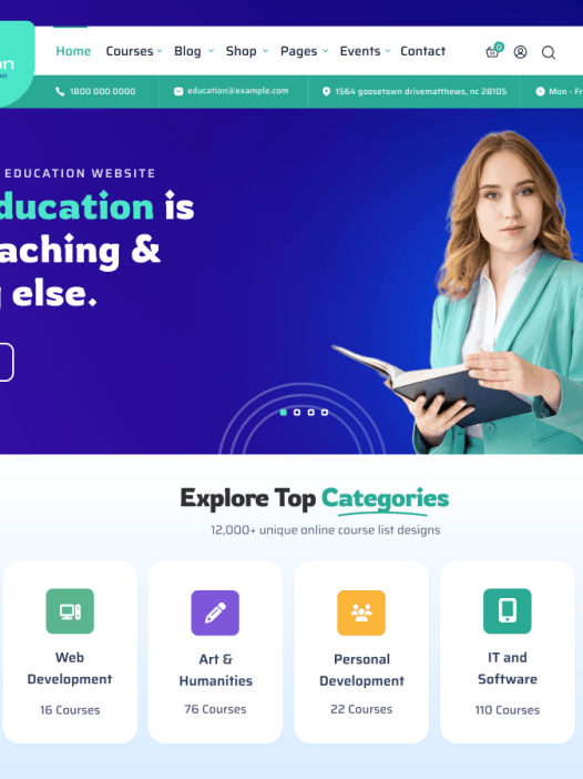 RT Education School WordPress 主题