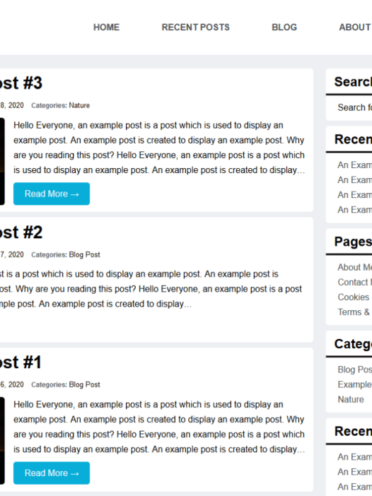 Technology Travel Food WordPress 主题