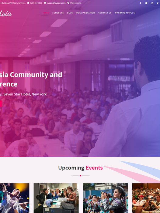 Eventsia WordPress 主题