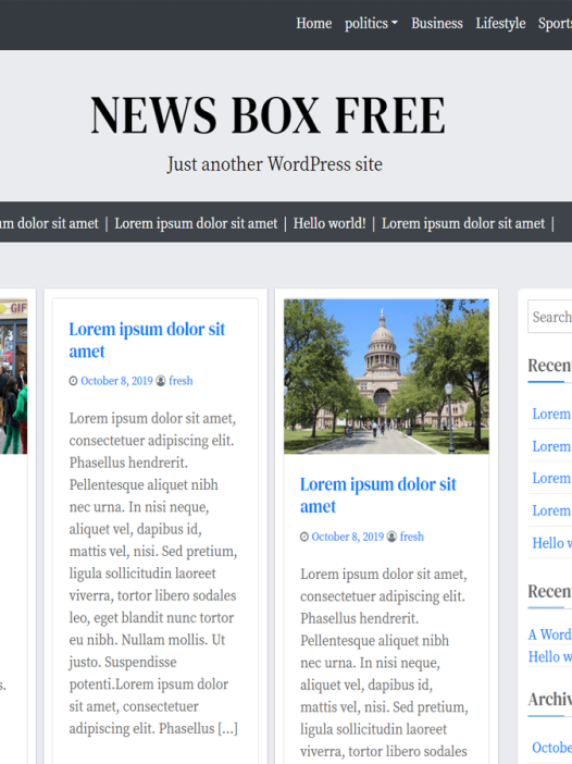 News Box Free WordPress 主题