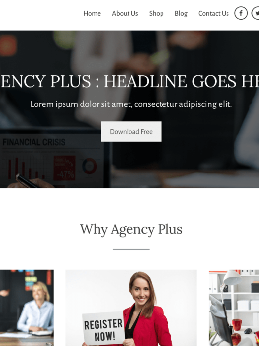 Agency Plus WordPress 主题