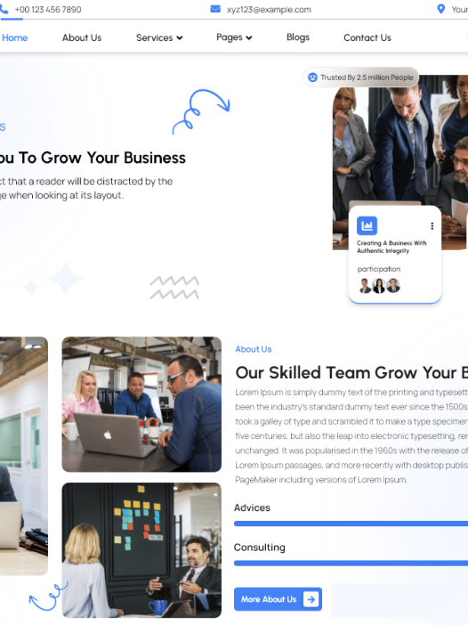 Business Assistant WordPress 主题
