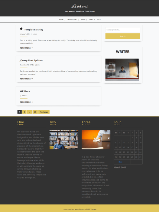 Likhari WordPress 主题