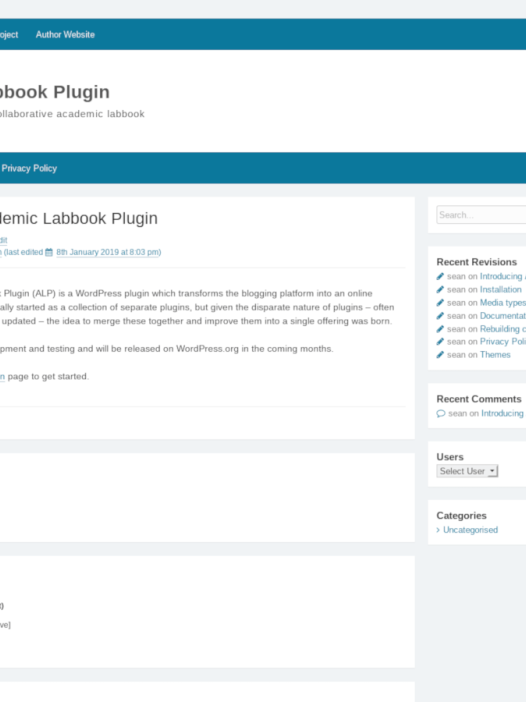 Labbook WordPress 主题