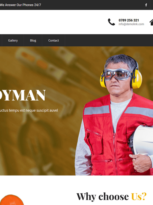 SKT Handyman WordPress 主题